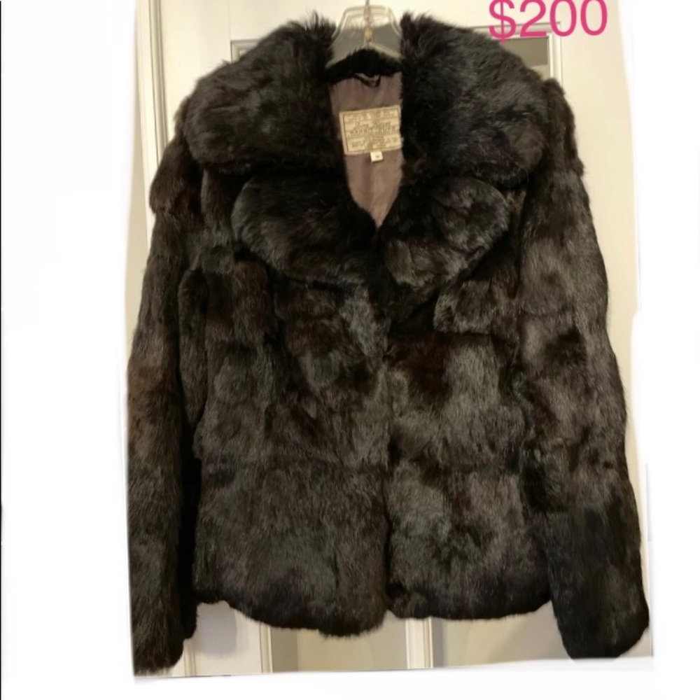 Dino Ricco’s genuine rabbit fur coat size medium